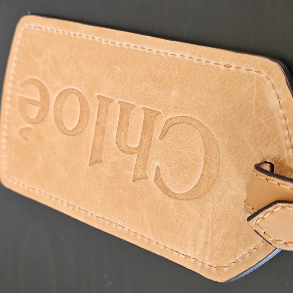 Chloe Luggage Tag & Tassel, Light Brown - Picture 4 of 14